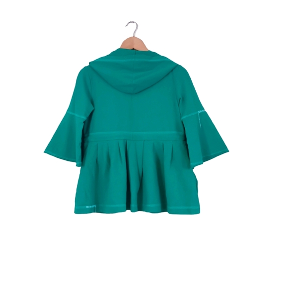 Project E Vintage from Urban Outfitters Bell Sleeve. Embroidered Zip-Up Hoodie. - Picture 3 of 4